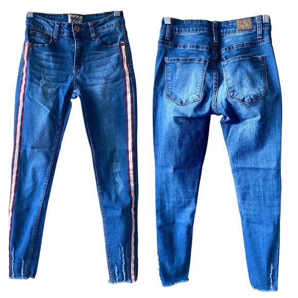 Denim Blvd LA - Skinny Denim Jeans | Juniors Size 00 NWOT - Picture 1 of 12